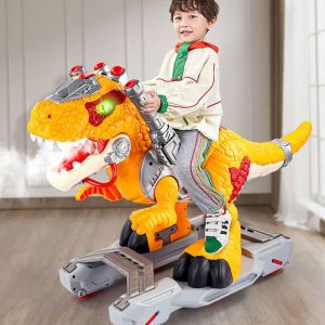 Children Dinosaur Scooter Toddler Kids Robotic Push Ride On Birthday Gift Bicycle Mainan Budak Kanak Lelaki Perempuan