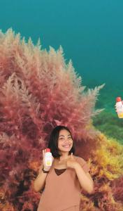 Red-A Beauty Lotion with Red Algae UV Filter & AHA (WHITENING Hand & Body Lotion) - 125 ml