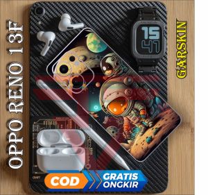 cod skin garskin oppo reno 13f 4g/5g premium skin antigores dan antijamur tahan air bisa custom gambar/motif isi 2pcs