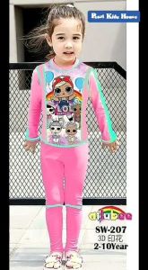 Baju Renang Anak Perempuan Lol Pink SW247