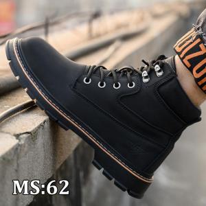 Giày bảo hộ HUTA cổ cao chống đinh chống trơn trượt chống dập ngón da bò cổ lửng hàng chính hãng kèm lót khử mùi