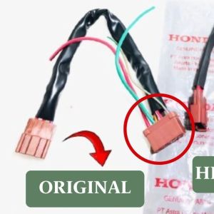 SOKET KABEL ECM ECU ACG KIPROK BEAT FI BEAT POP BEAT ESP SCOOPY FI SCOOPY RING 12 PIN 7 ORIGINAL