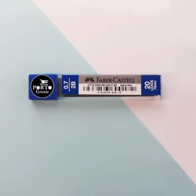 Faber Castell Isi Pensil Mekanik 0.7 2B Super Fine Leads 07 Mechanic Mechanical Pencil Refill