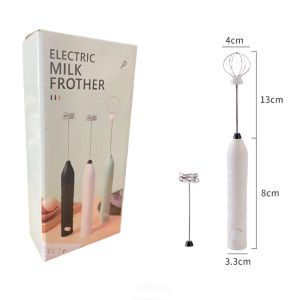 Portable 3 Speed Milk Frother Coffee Frother Household Electric Milk Frother Milk Stirrer Handheld Egg Whisk USB Rechargeable Handheld Blender
