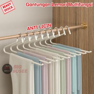 BB7 - Gantungan Lemari Model Angsa Hanger Hook Gantungan Tas Topi Baju Celana Pakaian Anti Licin Multifungsi
