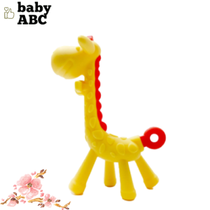 Đồ Chơi Gặm Nướu Cho Bé Hình Con Hươu Quả Chuối Kichi Chất Liệu Silicon An Toàn Cho Bé Thích Hợp Cho Bé Lúc Chuẩn Bị Mọc Răng