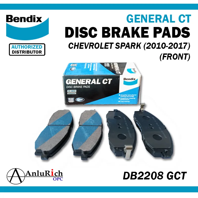 BENDIX FRONT BRAKE PAD SET for CHEVROLET SPARK (2010-2017) (DB2208