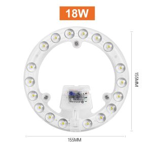 GRACE Round Led Module Ceiling Lights 12W 18W 24W 36W 48W 72W Durable Led Panel Light Panel Led Ring Convenient Ceiling Lamp Room Ceiling