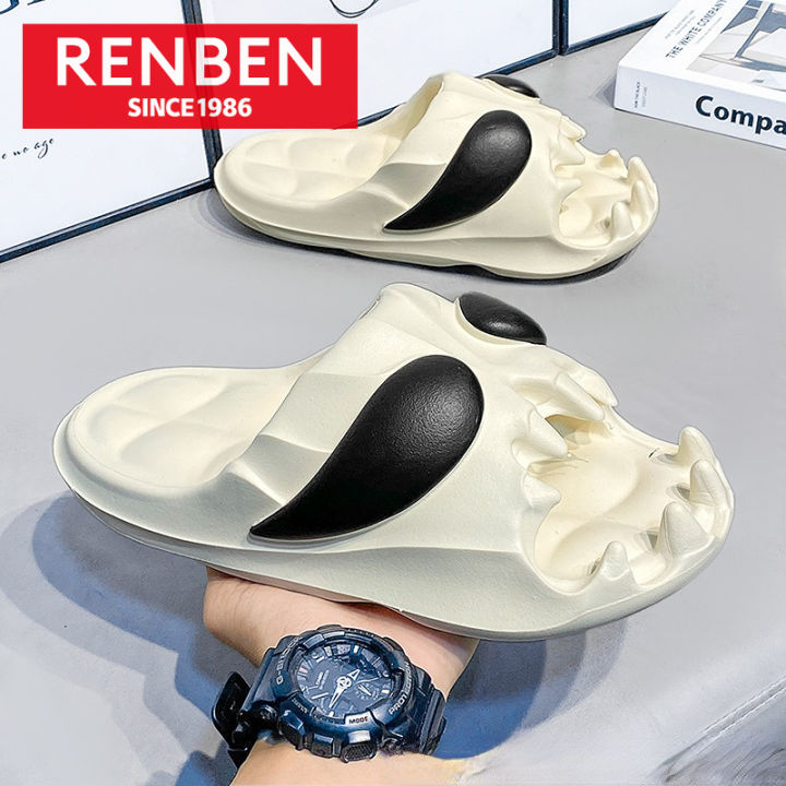 RENBEN Slippers women's home non-slip fashion cartoon soft bottom