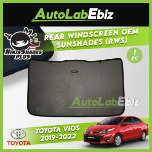 Toyota Vios 2019-2022 NinjaShades Plus Rear Windscreen OEM Sunshades (RWS)