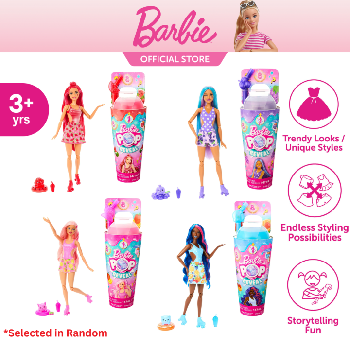 Barbie Pop Reveal Dolls, Fruit Series