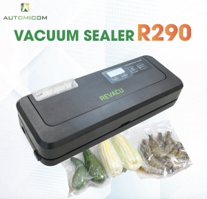 Automicom SG warranty vacuum sealer Model R290 Top quality vacuum sealer Powerful suction Compatible with all bags and both wet/dry food.