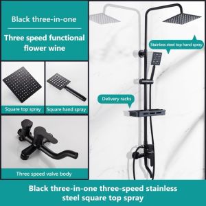 SG STOCKS👉High Pressure Rain Shower System Rainfall with Large Shower Head