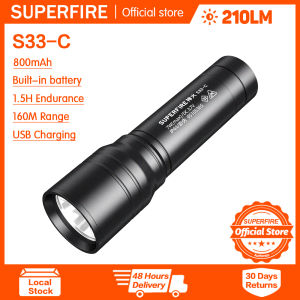 SUPERFIRE Flashlight S33-C Flashlight Rechargeable