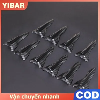 YIBAR 10 chiếc bộ cánh lướt gió vây cá mập nóc xe hơi thông dụng bộ cánh lướt gió cản gió vây cá mập Máy phát điện xoáy