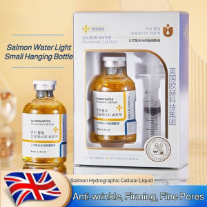 Anti Wrinkle Facial Serum Hydrating Brightening Serum Salmon Extract Water Glow Effect Skincare Anti Aging Treatment