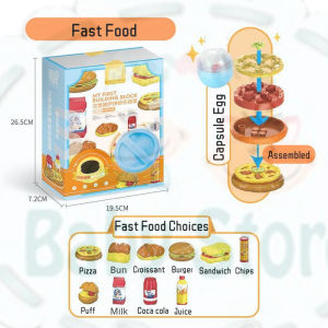 My first building block toys Food capsuled egg/Mini vending machine surprise egg/Christmas birthday present