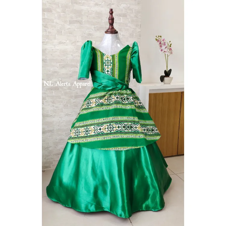 filipiniana dress green NEW VERSION] Gabriela Filipiniana Top main image 0