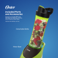 Oster MyBlend Personal Blender with Green 20oz Travel Sports Bottle - 250 watts, Ice-Crushing, Portable Tumbler, Blender Shaker (Juicer and Portable Blender). 