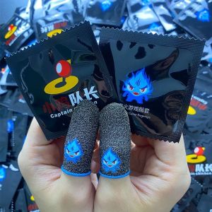 495HS สำหรับ pubg โทรศัพท์มือถือ กันลื่น ระบายอากาศได้ดี จอสัมผัส กันเหงื่อ ครอบปลายนิ้ว ถุงมือนิ้ว แขนนิ้วเล่นเกม ถุงมือนิ้วหัวแม่มือสำหรับเล่นเกม