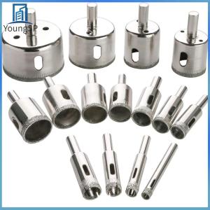 [Fast Delivery] 15pcs Glass Drill Bit Diamond Hole Saw Set Diamond Hole Saw Tile Drill Bits Kit for Ceramic Bottles Porcelain Marble