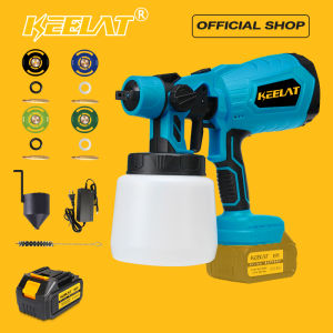 KEELAT KESG001 800W Cordless Electric Spray Gun 800ml High Power Paint Sprayer Household Disinfection Sterilization Sprayer