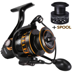 Sougayilang Alat Gulungan Pancing 1000-5000 Seri Reel Pancing Spinning Dengan Bantalan Bola 8Kg 12 + 1 Reel Pancing Air Laut Spool Gratis Untuk Memancing Ikan Karper