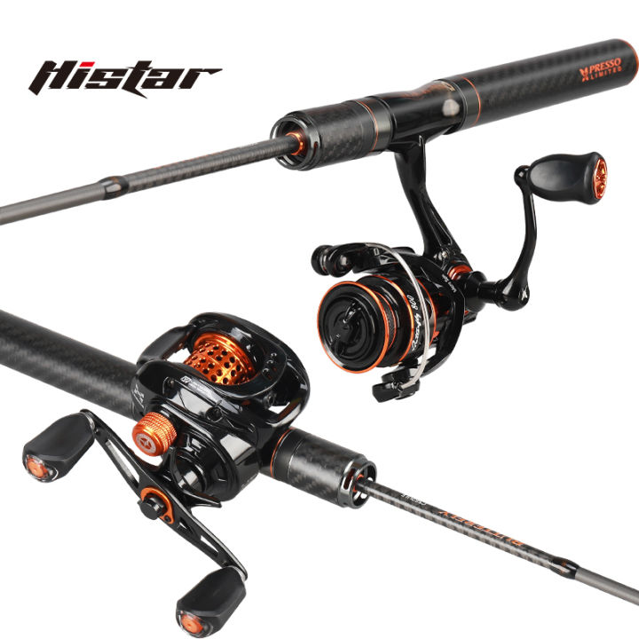 Histar Butterfly II FUJI BFS Bait Finesse System 1.5-1.8M Fast Action Long Casting Crossline Carbon UL Fishing Rod & Reel Combo