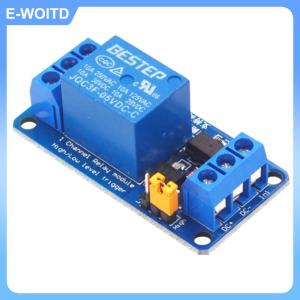 【E-WOITD】 3.3V 5V 12V 24V 1 Channel Relay Module High and low Level Trigger Relay Board