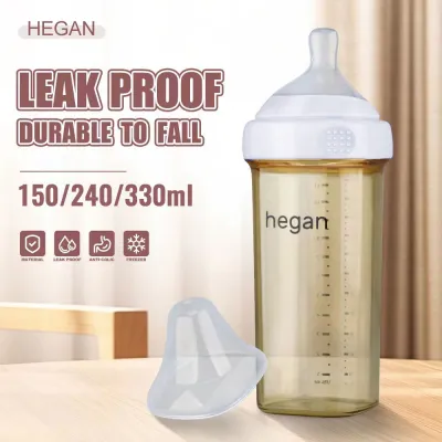 Hegan Baby Feeding Bottle Wide Neck Natural Milk Bottle Silicone Nipple 5oz 8oz 11oz 150ml 330ml
