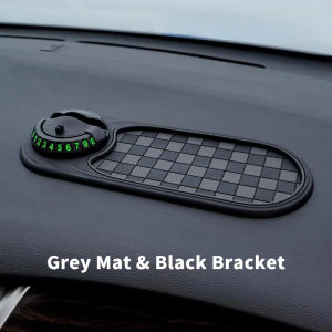 Premium]Car Dashboard Organizer Anti-Slip MatUniversal Phone Holderand Hidden Parking Number Plate