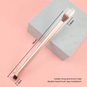 Kuas Make Up Eyeshadow Double Headed Kuas Make Up Kepala 2 Sisi Brus Make up