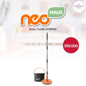 ALAT PEMBERSIH LANTAI ALAT PEL MODERN MATERIAL STAINLESS KUAT&AWET Dual Clean Spin MOP
