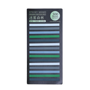 300Sheets Colorful Stickers Transparent Fluorescent Sticky Notes Index Tags Stationery School Office Supplies
