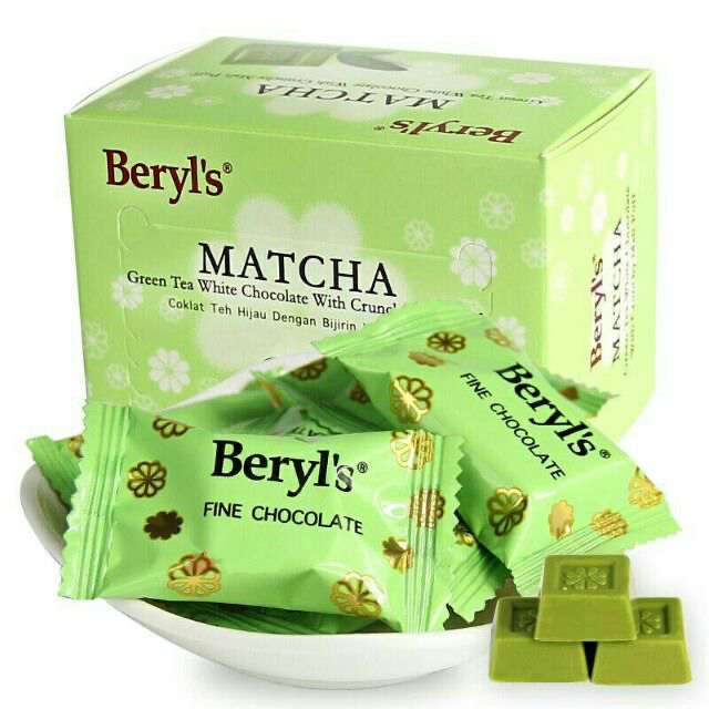 BERYL'S MATCHA GREEN TEA CHOCOLATE WITH CRUNCHY MALT PUFF 60G | Lazada