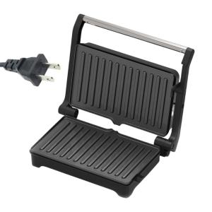 Multi Purpose Electric Cooker with Nonstick Plate Stainless Steel Panini Press Grill Machine with LED Indicators