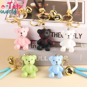 Gantungan Kunci Beruang duduk lucu gantungan kunci mobil motor mobil Keychain Bear Design Elegan