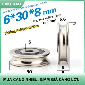 【LAKEBAO】 6x30x8 mét Chất lượng cao Wire Rope rãnh mang ròng rọc cho cửa sổ trượt theo dõi con lăn ròng rọc thép không gỉ sheave