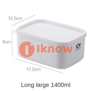 I know Plastic refrigerator fruit fresh-keeping box microwave oven lunch box rectangular small lunch box food storage box