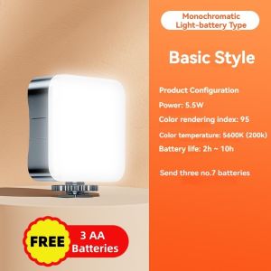 Video Light LED Magnetic Camera Lights Full Color Portable Photography Lighting Selfie Fill Light