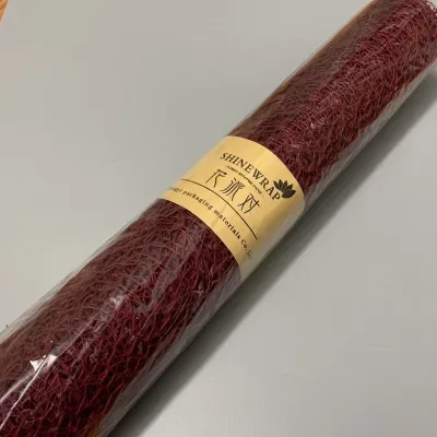 Giấy lưới tuyết gói hoa giấy lưới nhện giấy lụa vàng gói hoa bọc quà - 1 tờ 50cm x 50cm -Brendo Store