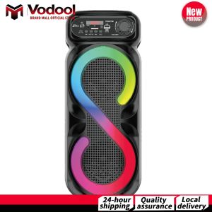 Outdoor Bluetooth Karaoke Speaker Waterproof Portable Audio System for Camping and Parties with Rich Sound