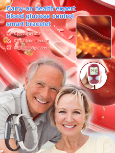 Blood Pressure Blood Sugar Monitoring Three Highs Smart Watch/heart Rate And Blood Oxygen Health/bracelet Elderly Parents Birthday Gift