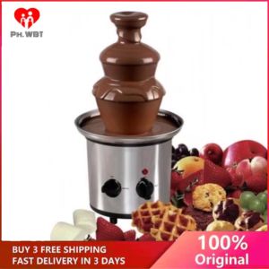 Chocolate Fountain 3-Layer Tier Fondue Maker Stainless Steel Chocolate Maker Machine Sweets Heavy Duty High Quality