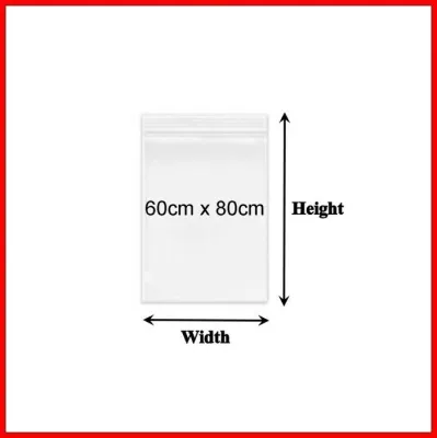 17 Different Size Zipper Bag / Thick Zip Bag for Food / Small Zipper Clear Bag / Bigger Storage Bag for clothes