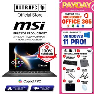 Same-Day Delivery | MSI Prestige 14 AI+ – 14" OLED – Intel Core Ultra 7 – 32GB RAM – 1TB SSD – Copilot+ AI Laptop - 1.32kg