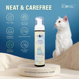 True Iconic - Professional Line Cat Grooming pH-Balanced Shampoo / Waterless Foam | 7 Types (400ml)