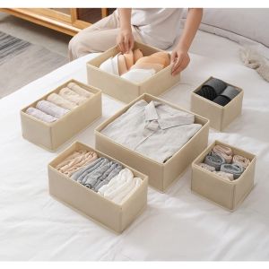 Folding Drawer Clothes Storage Nearer Storage Box Fabric Closet Organizer