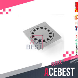 ACEBEST Saringan Got Saringan Pembuangan Air Kamar Mandi Saringan Floor Drain DL-162