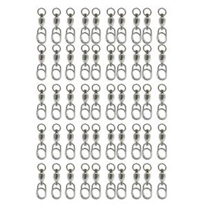 Chịu lực cao bóng mang xoay với vòng Hàn thép không gỉ cường độ cao khớp khuyên xoay câu cá Bộ Khóa Chống Xoắn an toàn